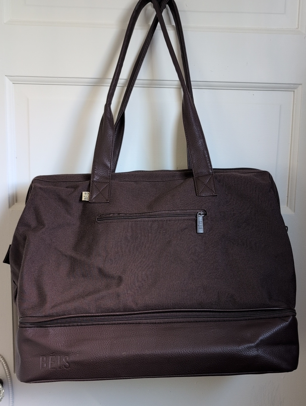 First generation BEIS Convertible Weekender Bag Espresso Brown